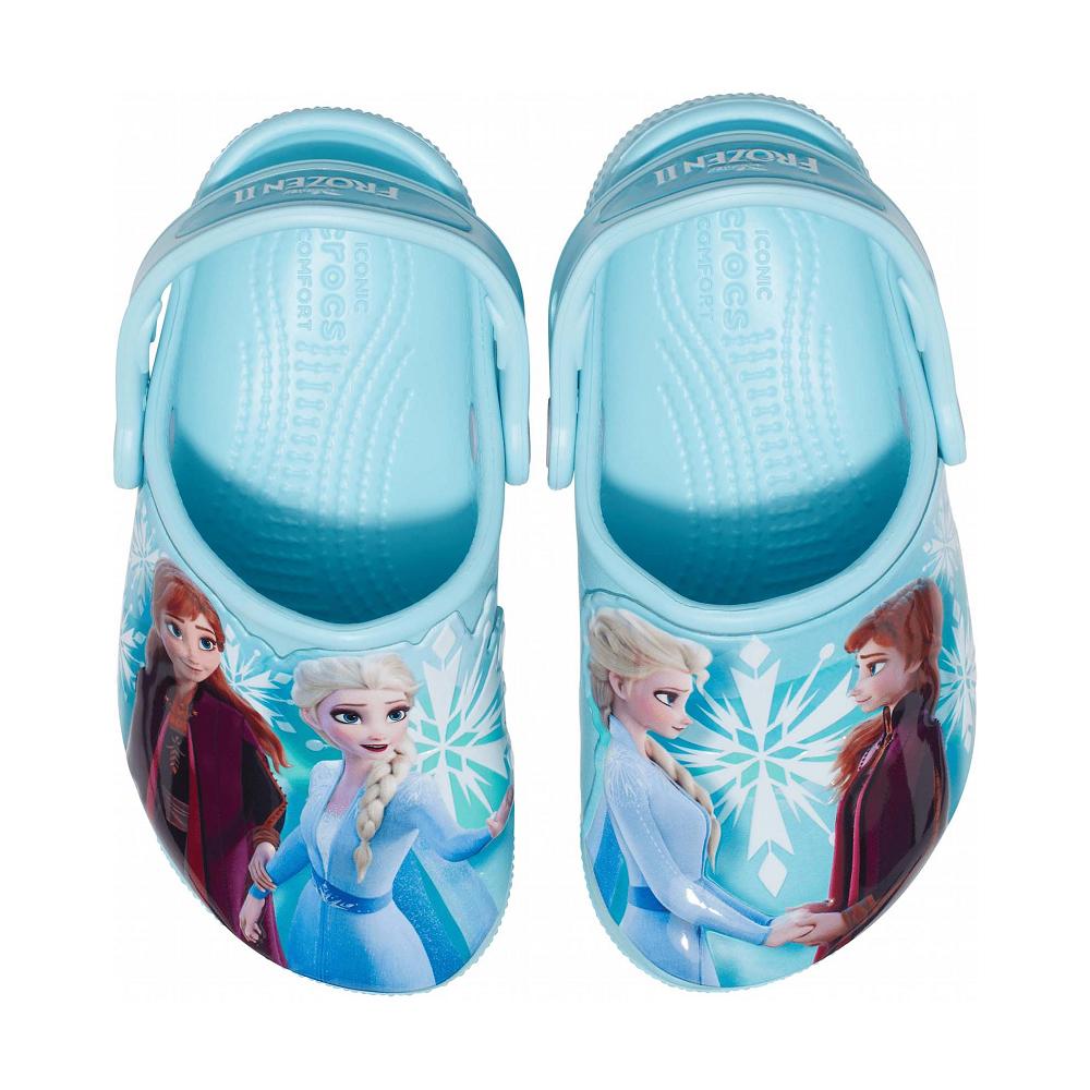Turquoise Boys' Crocs Fun Lab Disney Frozen II Clogs | NZ 1427VRWD